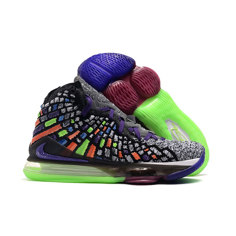 lebron rainbow shoes