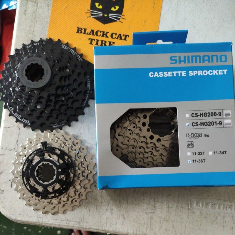 shimano cassette cogs