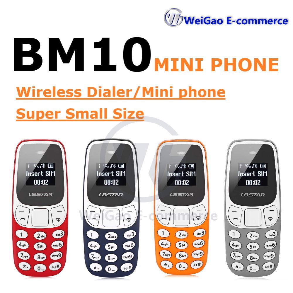 L8star Bm10 Mini Mobile Phone 2in1 Unlocked Dual Sim Card Gs Shopee Philippines