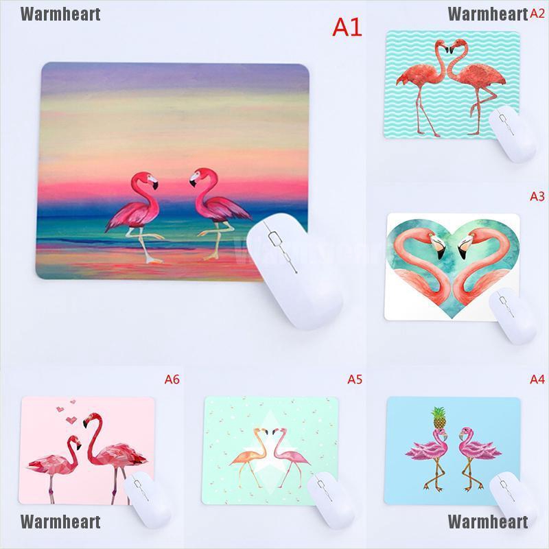 ლwmrლ Mousepad Pink Flamingo Desk Mat Surface Waterproof Anti