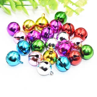 6mm 50PCS Gold Silver Color Jingle Bells Iron Loose Beads Small DIY Craft For Festival Party Christmas Tree Decorations #5