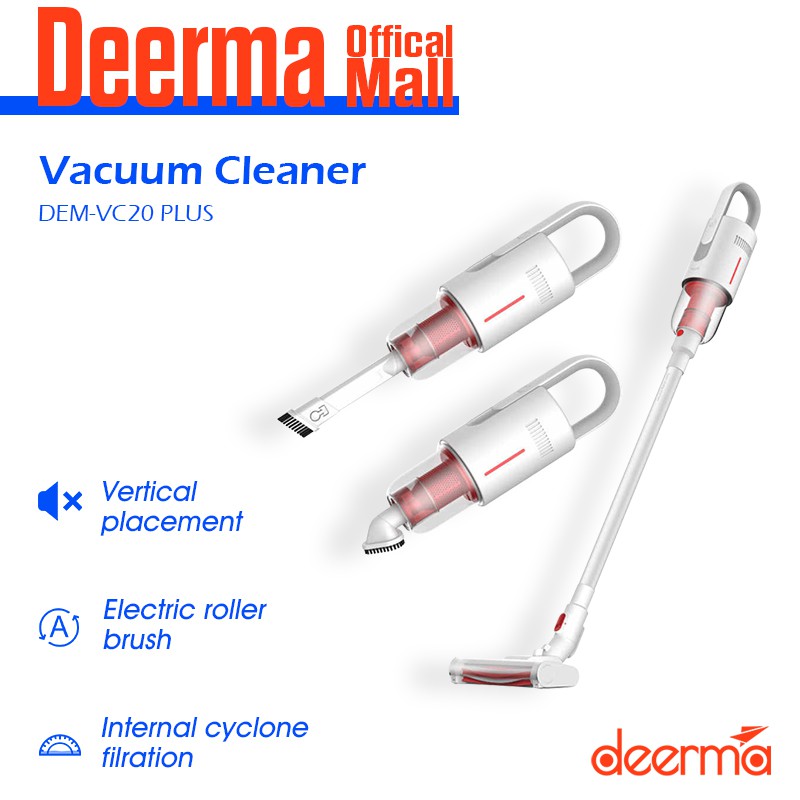Deerma VC20 Plus Vacuum Cleaner Handheld Cordless Stick Aspirator