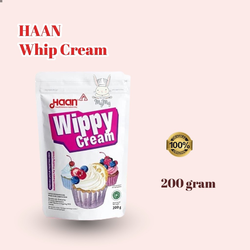 Haan Whippy Cream Powder Whipping Cream 200 gr