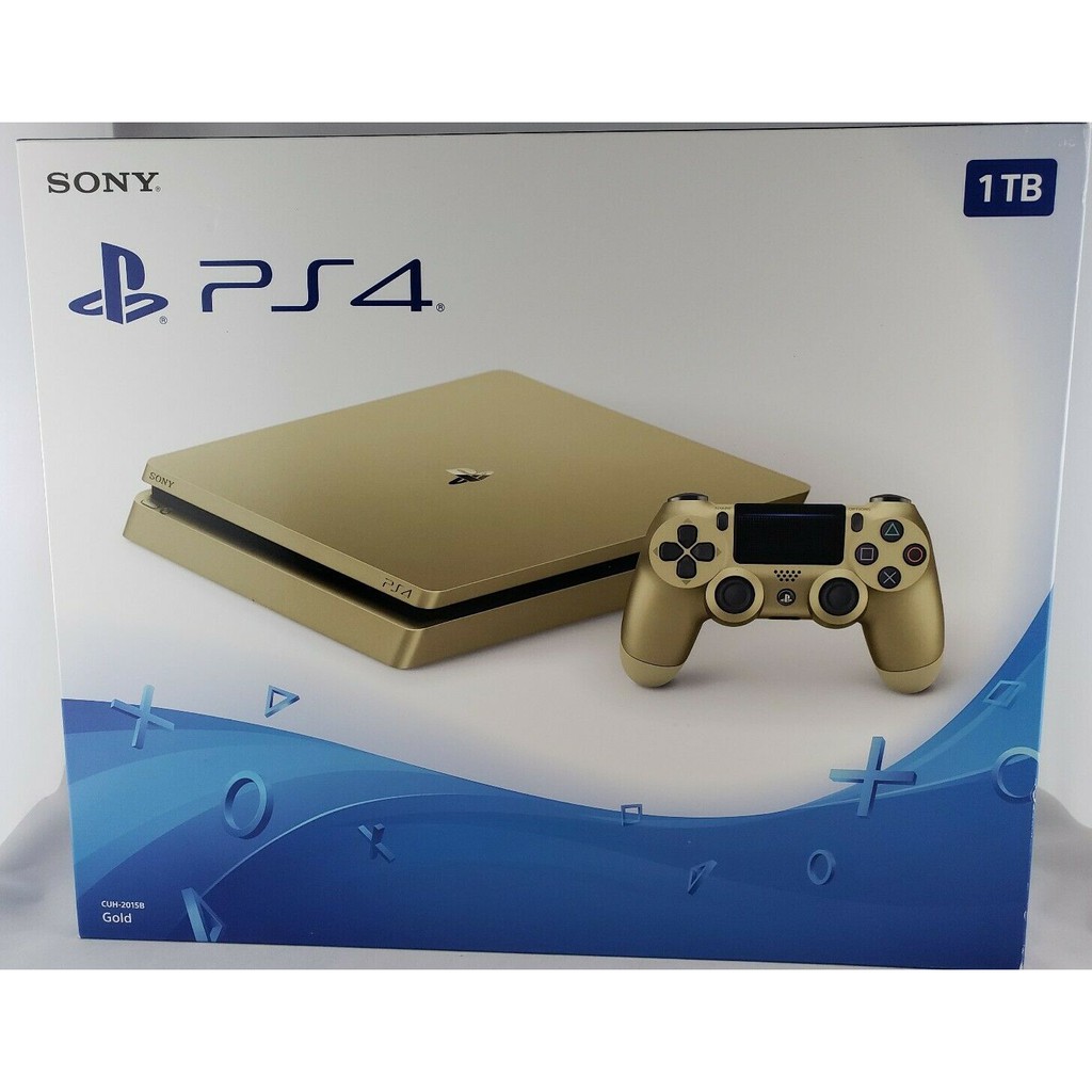 playstation 4 slim 1tb gold console