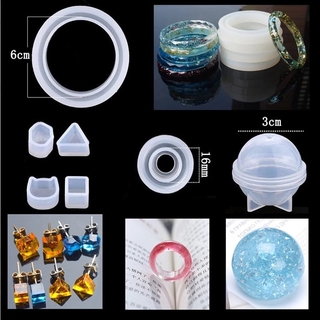 Resin Making Kit Epoxy Mold Handmade DIY Crystal Molds Ewelry Making Resin Casting Set #6