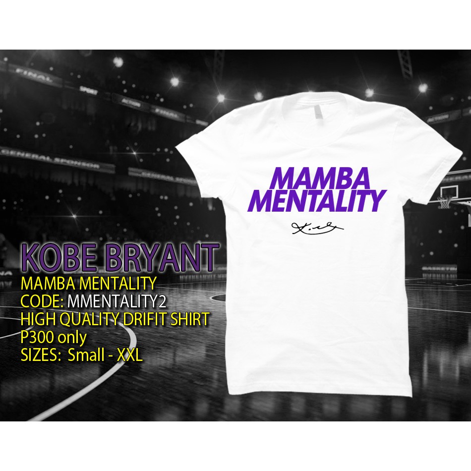 mamba mentality jersey