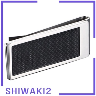 [SHIWAKI2] Stainless Steel Cash Money Clip Men\'s Pocket Card Holder Gift for Father #4