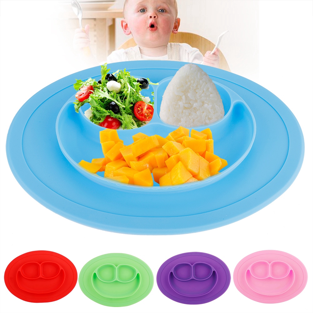 silicone baby plate