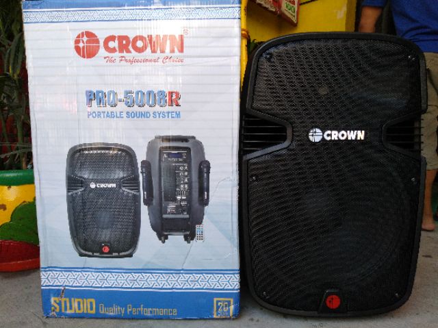 crown portable sound system