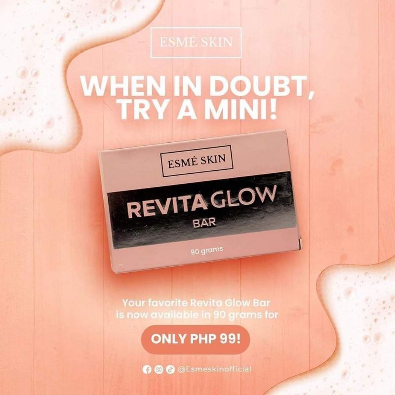 Esmé Skin Revita Glow Bar 90g Shopee Philippines
