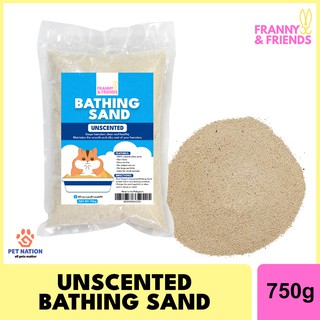 Franny & Friends Unscented Sand Bath Bathing Sand (750g) Hamster Bathing Sand Hamster Sand Bath