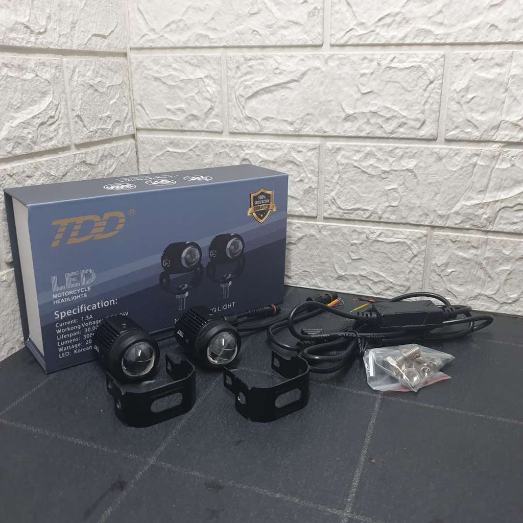 TDD premium led mini driving light (high and low) Shopee Philippines