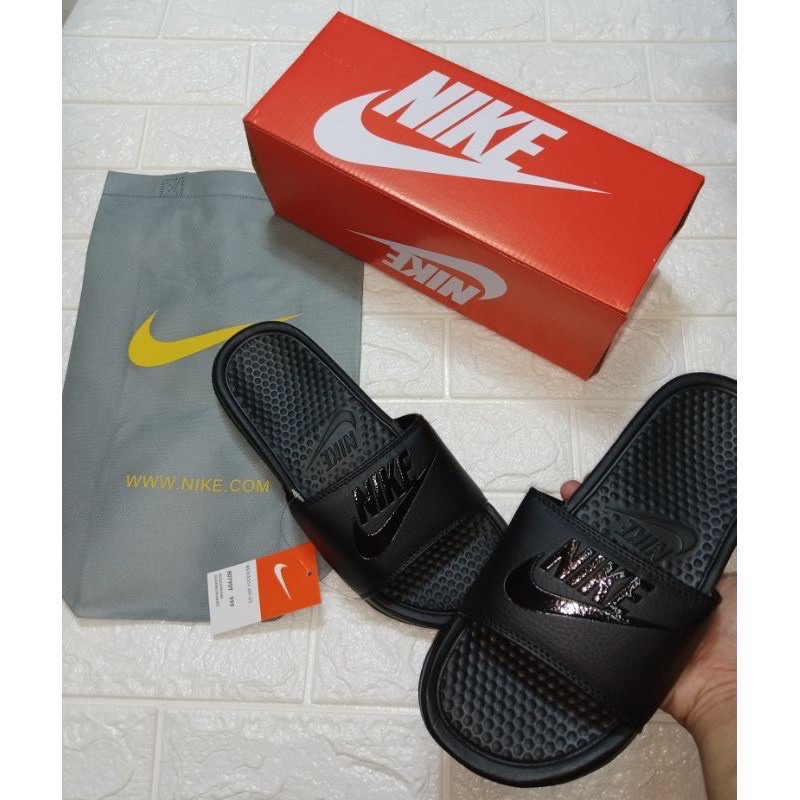 nike one strap slippers