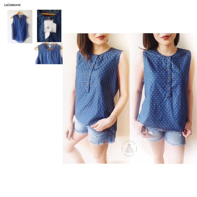 liz claiborne denim shirt