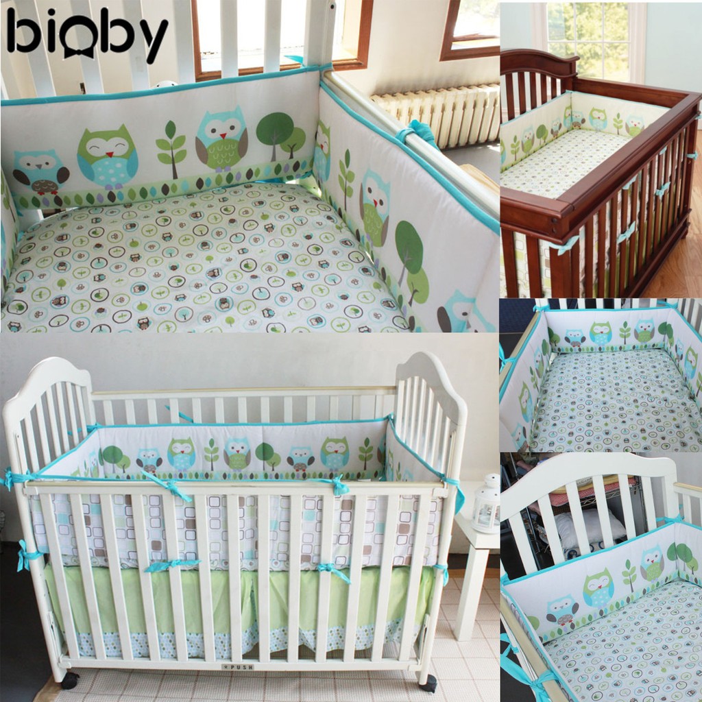 owl crib bumper pads