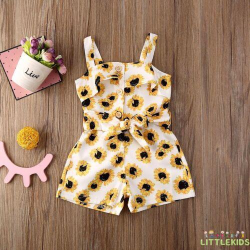 sunflower overalls baby