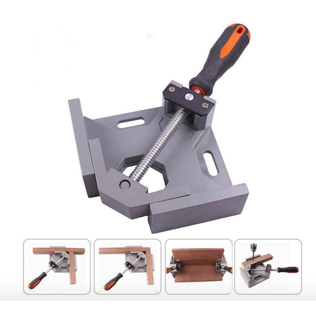 Right Angle Clamp,Double Handle 90 Degree Corner Clamp Aluminum Alloy