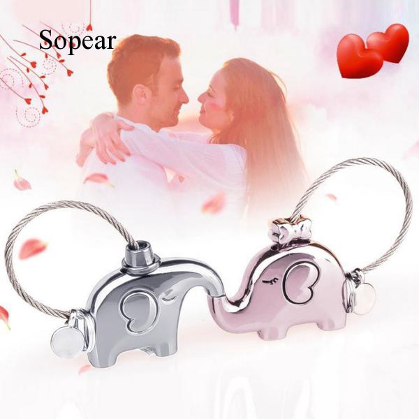 love elephant keychain