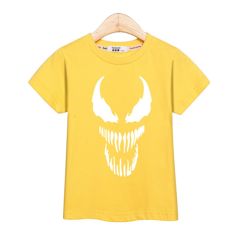 Boys Tops Kids Tee Shirt Venom Print Marvel T Shirt Costume Shopee Philippines - 2019 boys t shirt roblox venom printing childrens fortnit girls