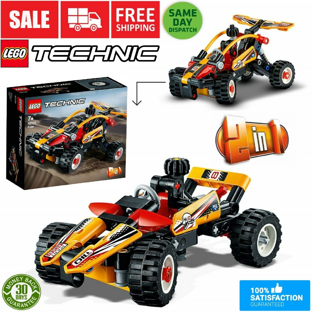 lego technic rally car & buggy toy racing set