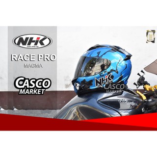 Nhk Race Pro Magma Smoke Visor Helmet Shopee Philippines