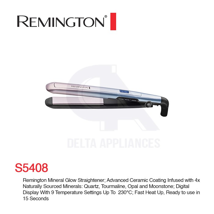remington mineral glow straightener