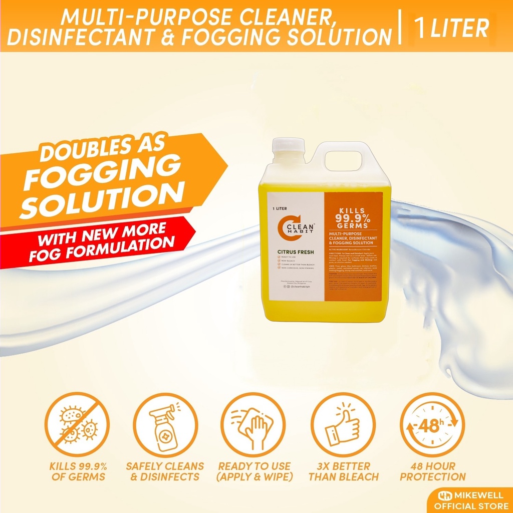 Clean Habit Back to Zero Disinfectant & MultiPurpose Cleaner, Fogging