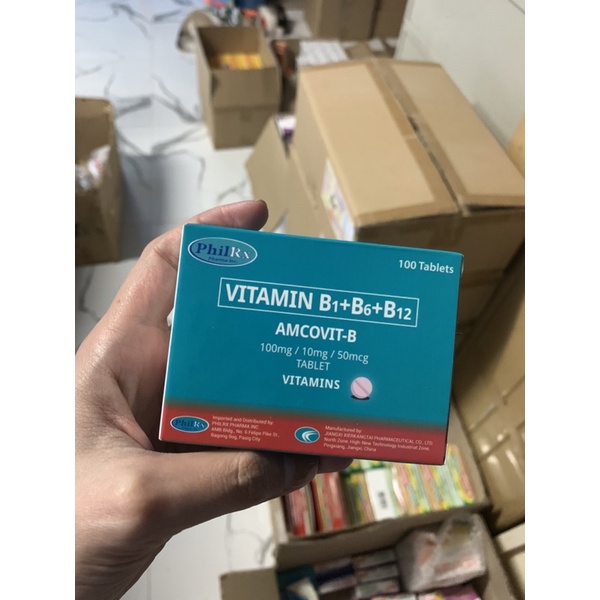 (AMCOVITB) VITAMIN B COMPLEX 100 TABLETS PER BOX Shopee Philippines