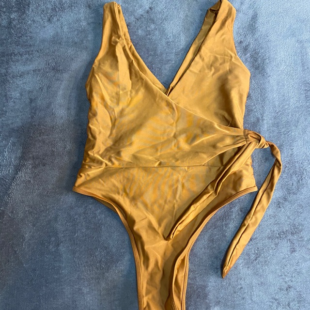 Brick Orange Swimsuit Monokini | Shopee Philippines