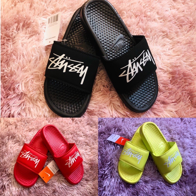 nike stussy slippers