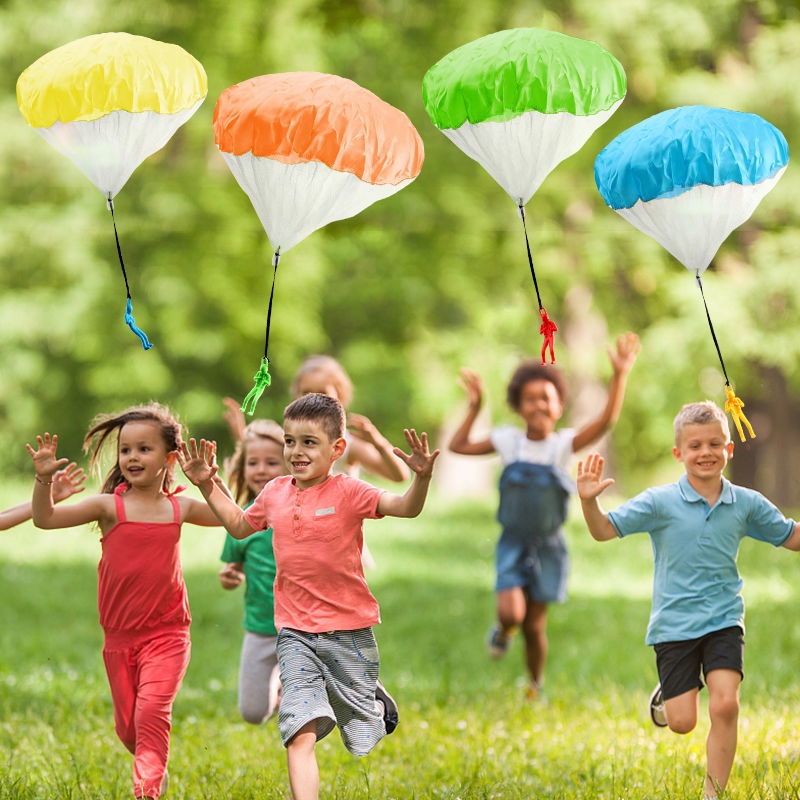 Kindergarten outdoor airdrop children s parachute toys children hand