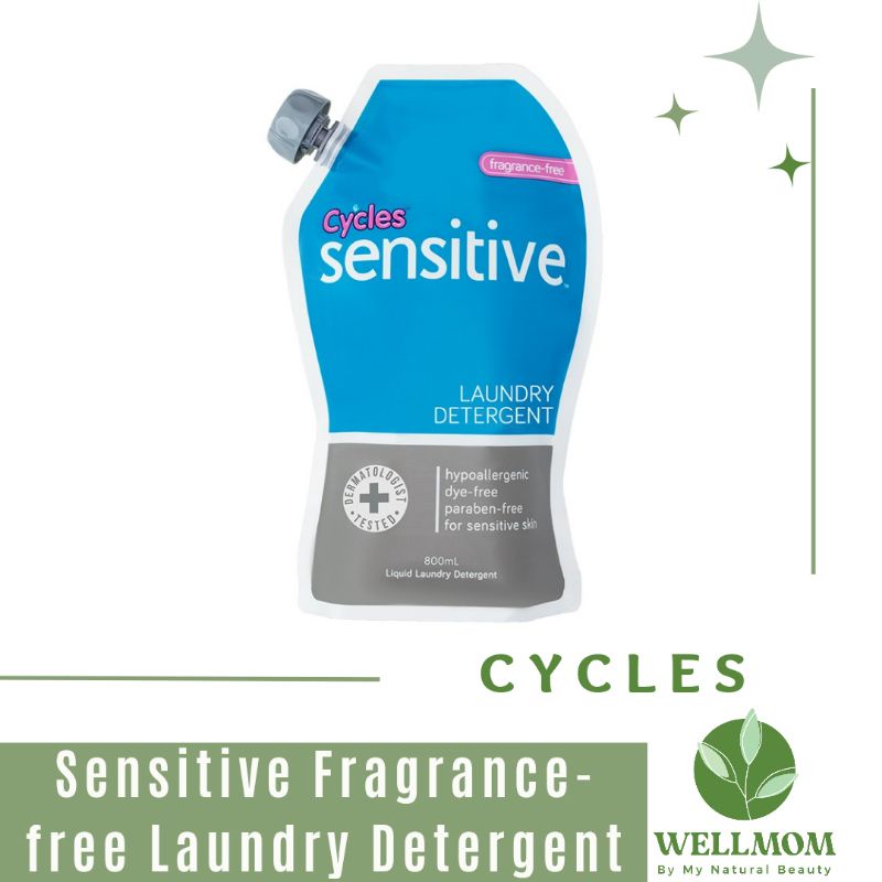Cycles Sensitive Fragrancefree Laundry Detergent Shopee Philippines