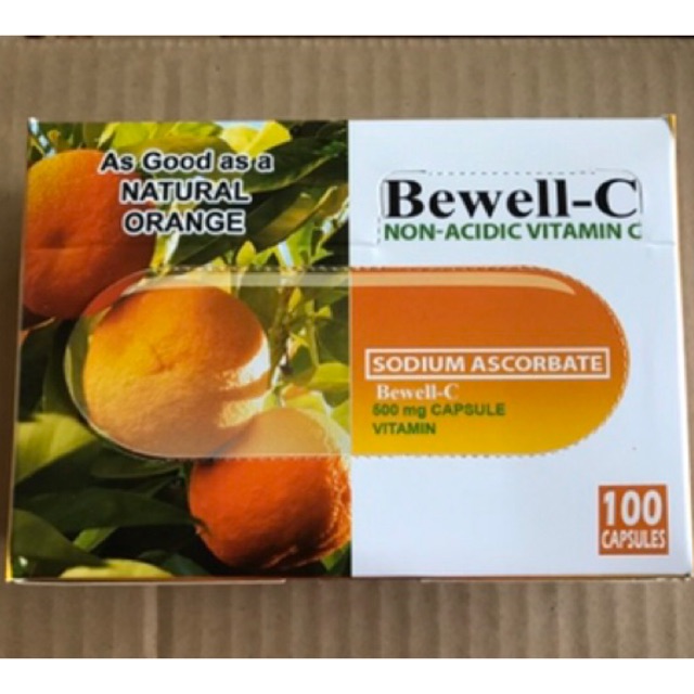 Bewell - C Sodium Ascorbate | Vitamin C | 100 Capsules | Shopee Philippines