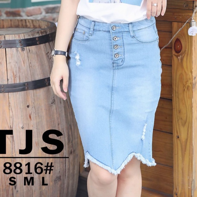 Plus Size Denim Pencil Skirt 5xl Plus Size Navy Blue A-Line Maxi