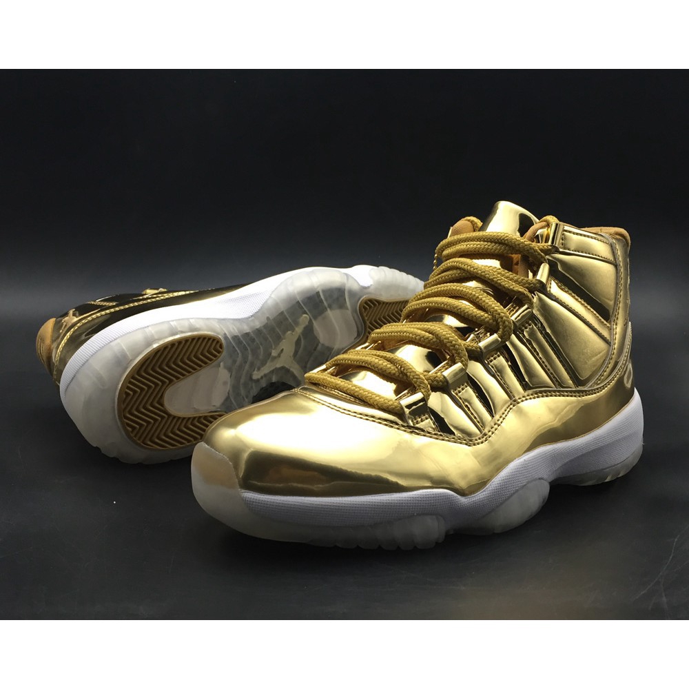 all gold jordan 11