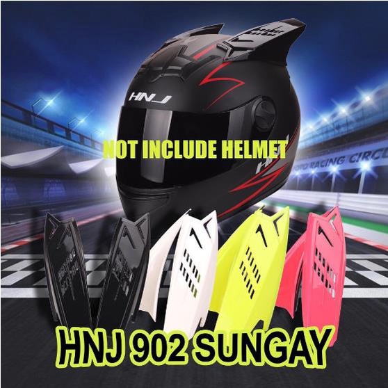 Horn Helmet motorcycle helmets motor cycle Accessories sungay Shopee