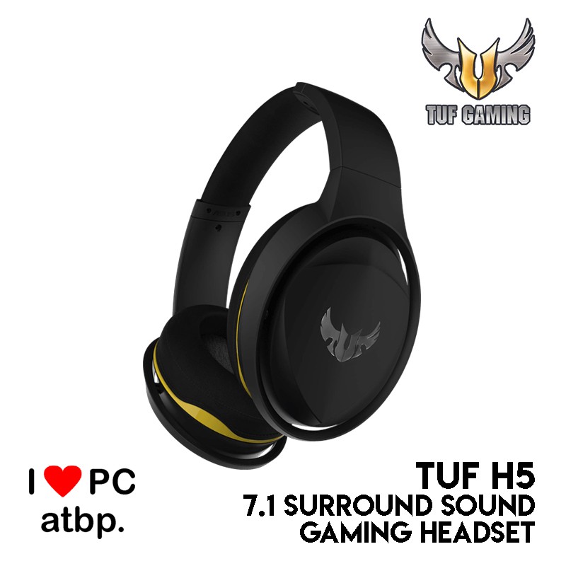 ASUS TUF H5 Gaming Headset (7.1 Sound, 50mm drivers, Stainless Steel