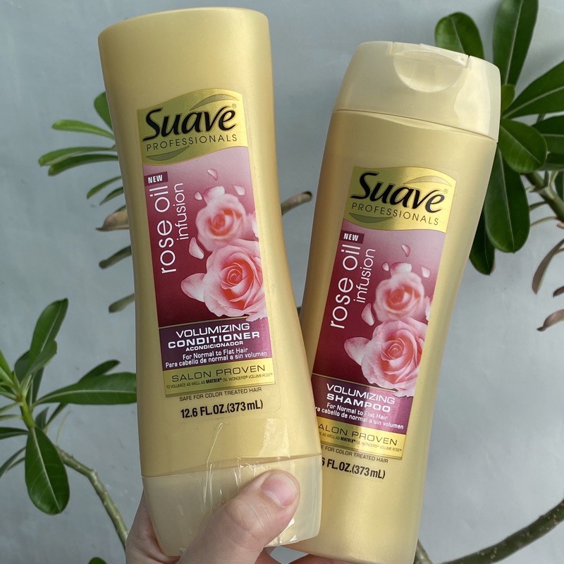 Suave Rose Oil Infusion Volumizing Shampoo Conditioner Shopee Philippines