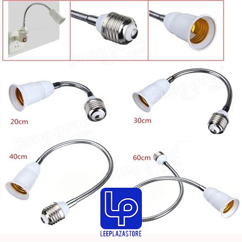 ▽E27 Lamp Extension Adapter Socket Adjustable Flexible Light Socket Lee Plaza