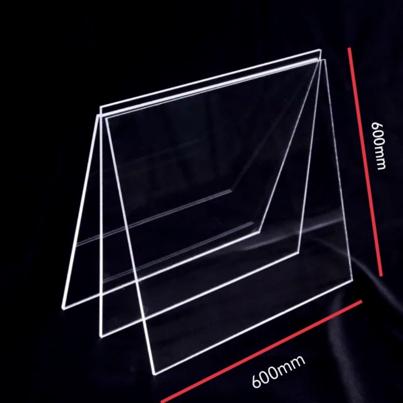 Clear acrylic plate 2mm & 3mm Plastic transparent glass plate pvc