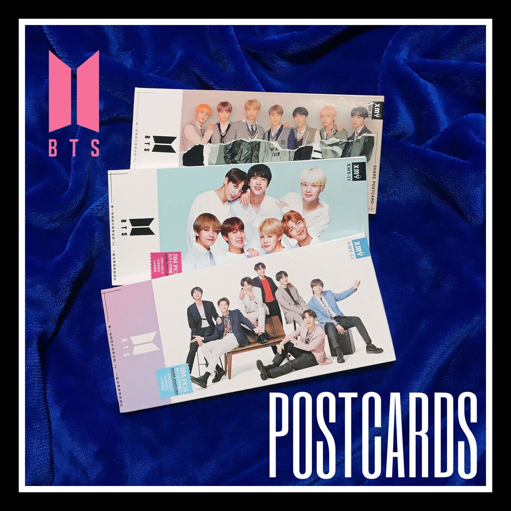 BTS KPOP SHARE POSTCARD | Shopee Philippines