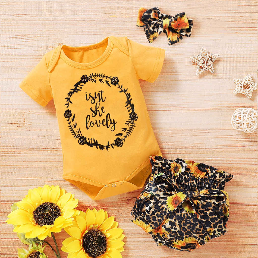 sunflower baby clothes