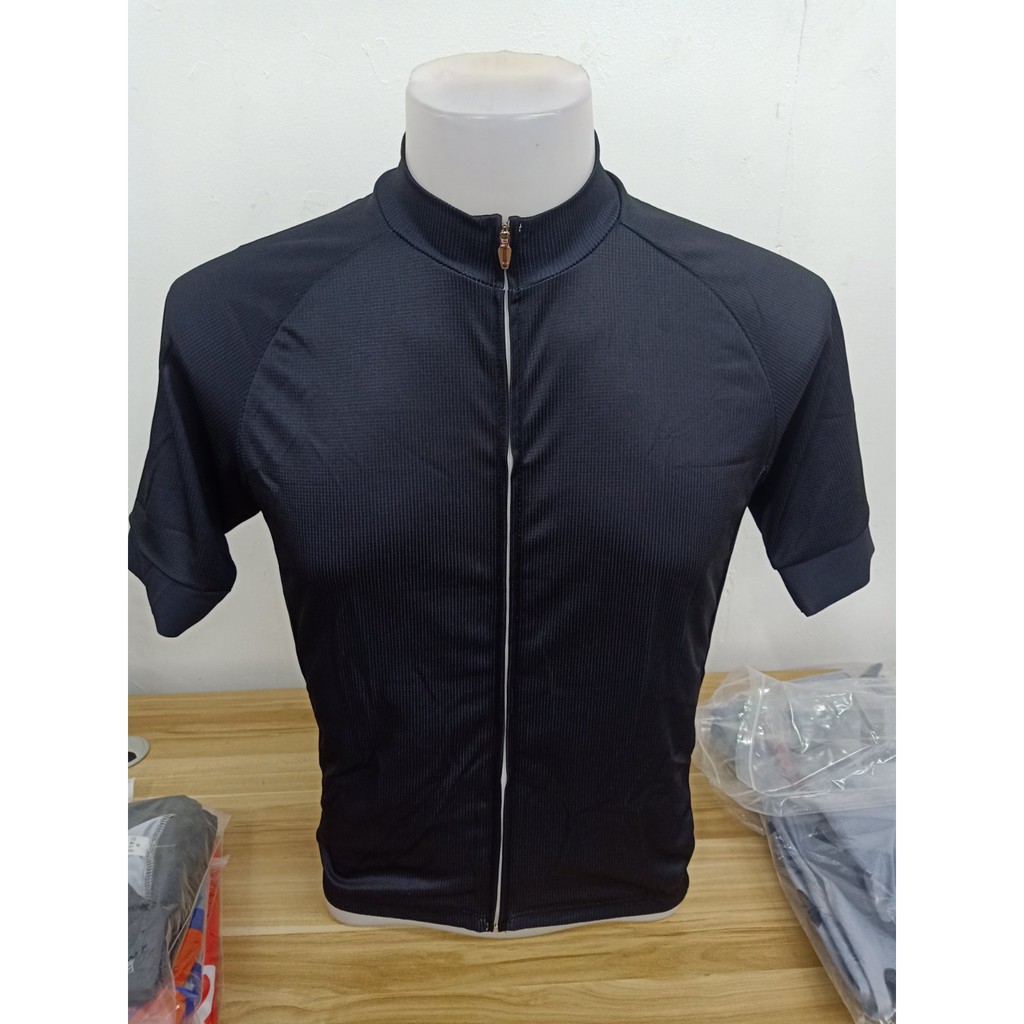 black cycling top