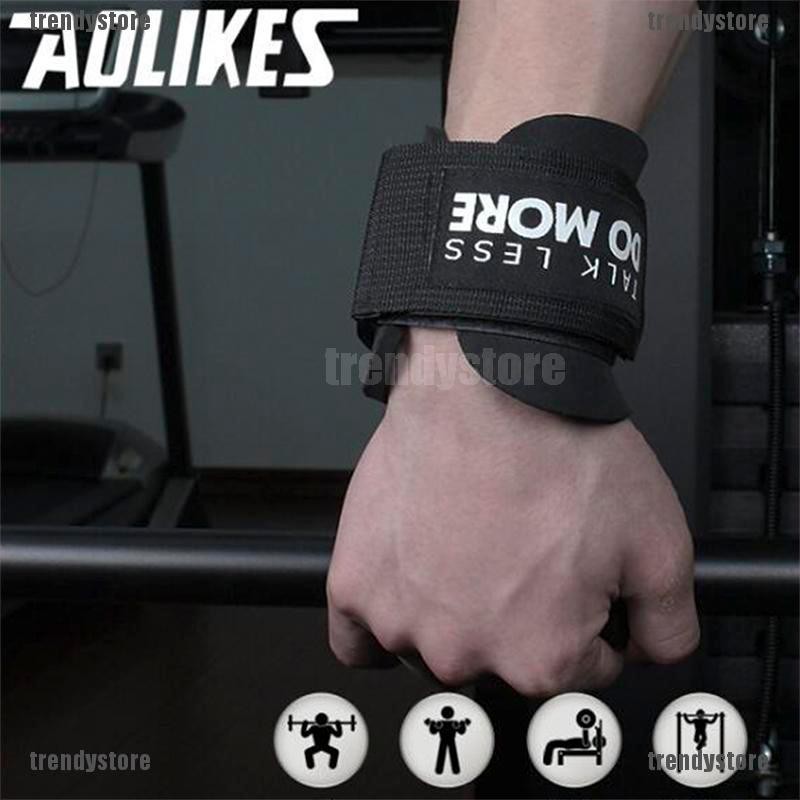 trendy Weight Lifting Hooks Heavy Duty Wrist Straps for Pullups