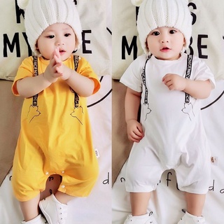Terno for baby girl boy 1-18 months Jumpsuit Summer Male Female Pure Cotton Newborn Short-Sleeved Romper Thin Style Pajamas Outing Clothes #4