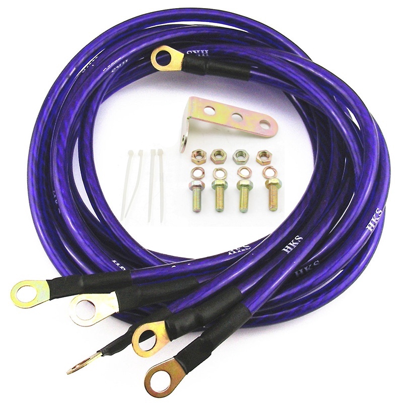 HKS 5 in 1 Car Battery Grounding Wiring Cable Set HKS Universal Earth System Grounding Ground