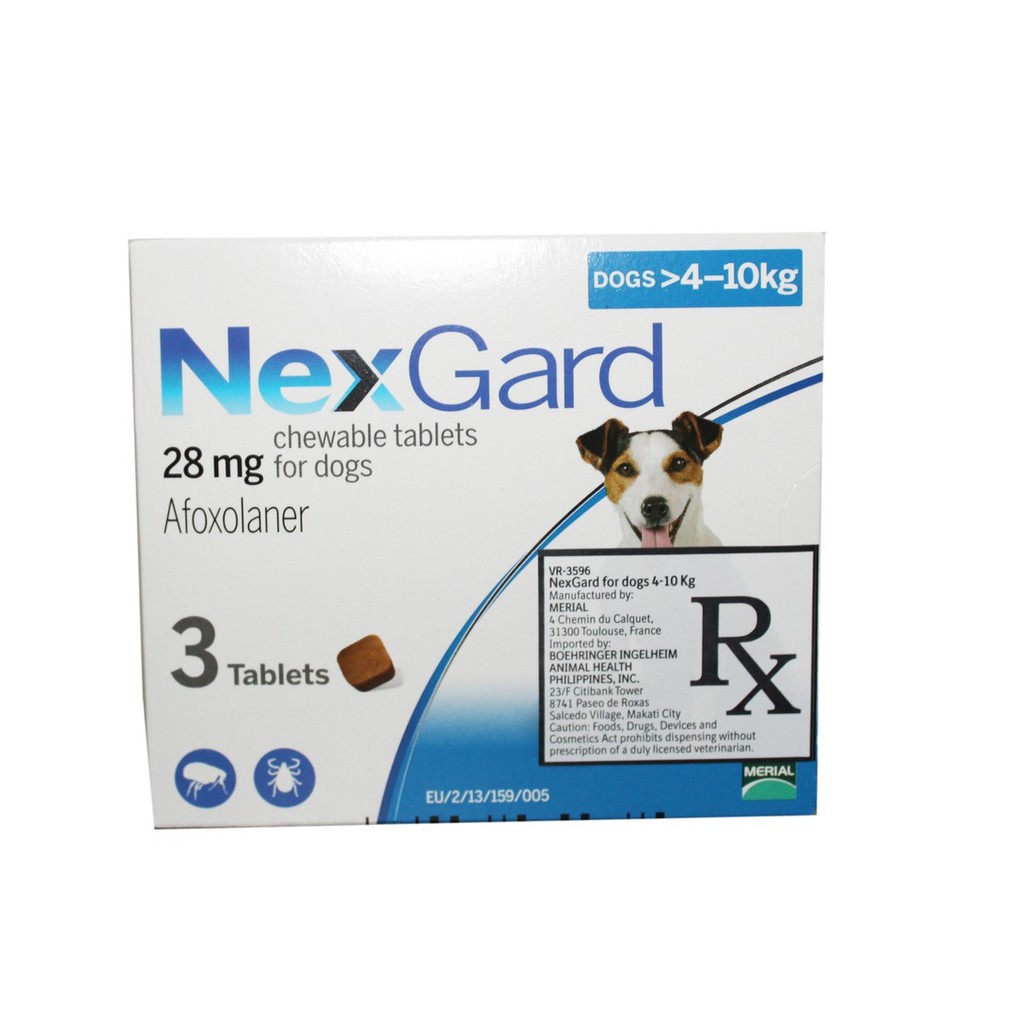 nexgard chewable tablets for dogs