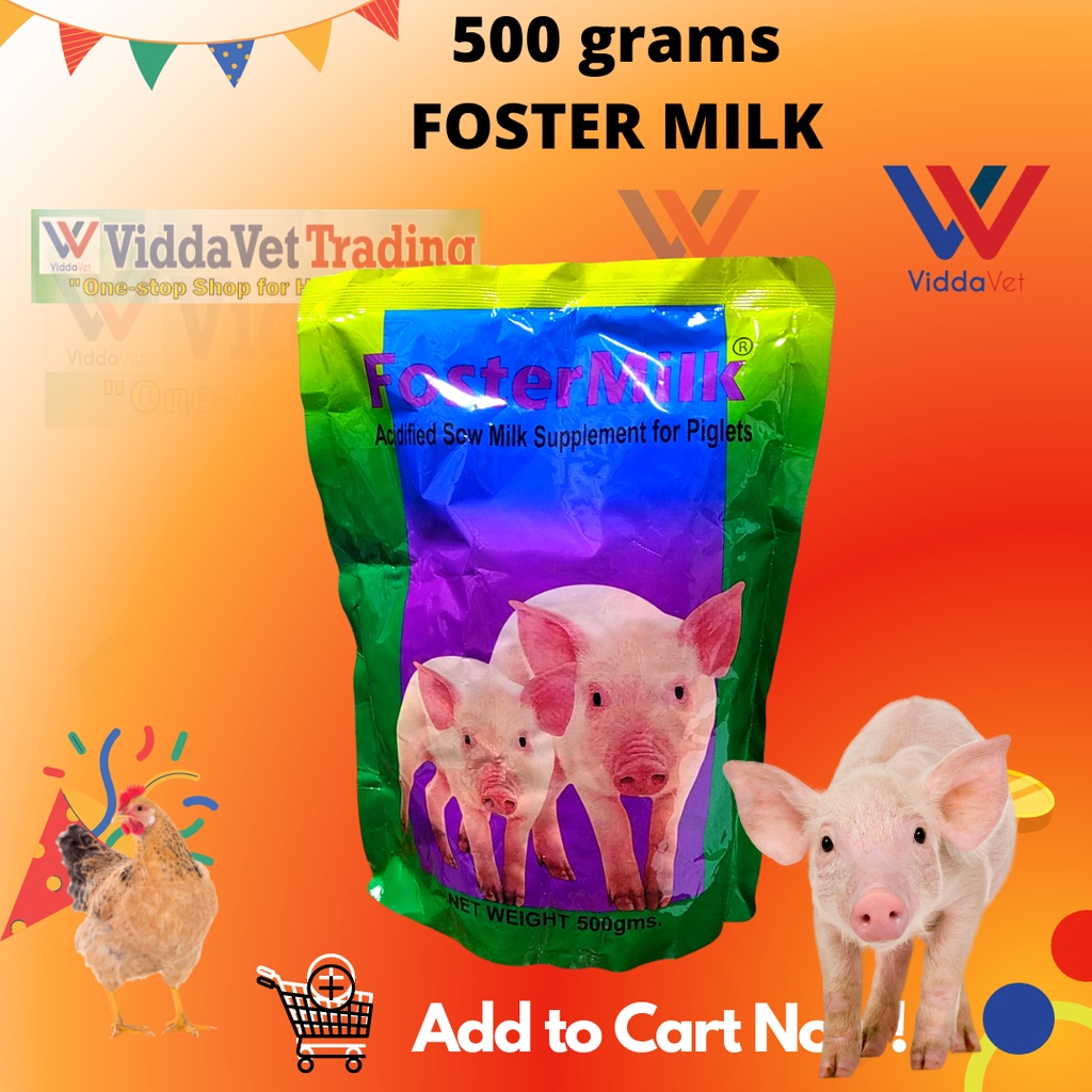 500grams FOSTER MILK for newborn Piglets / Viddavet Milk Replacer for