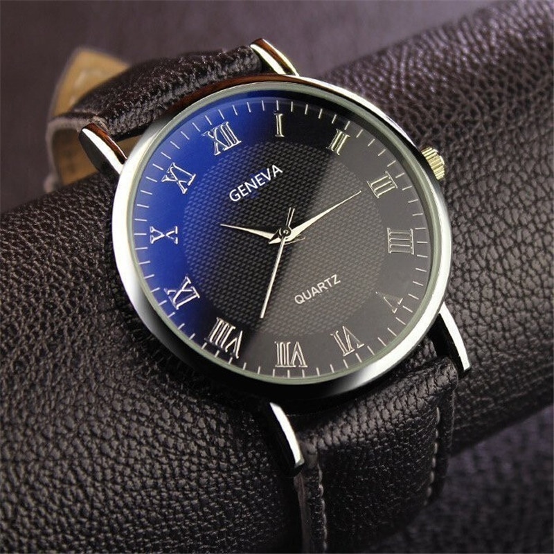 Luxury Brand Men Sport Watches Men's Quartz Clock Man Leather Wrist ...