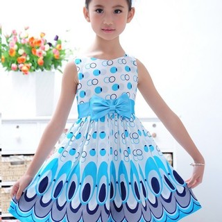 peacock dress for girl baby